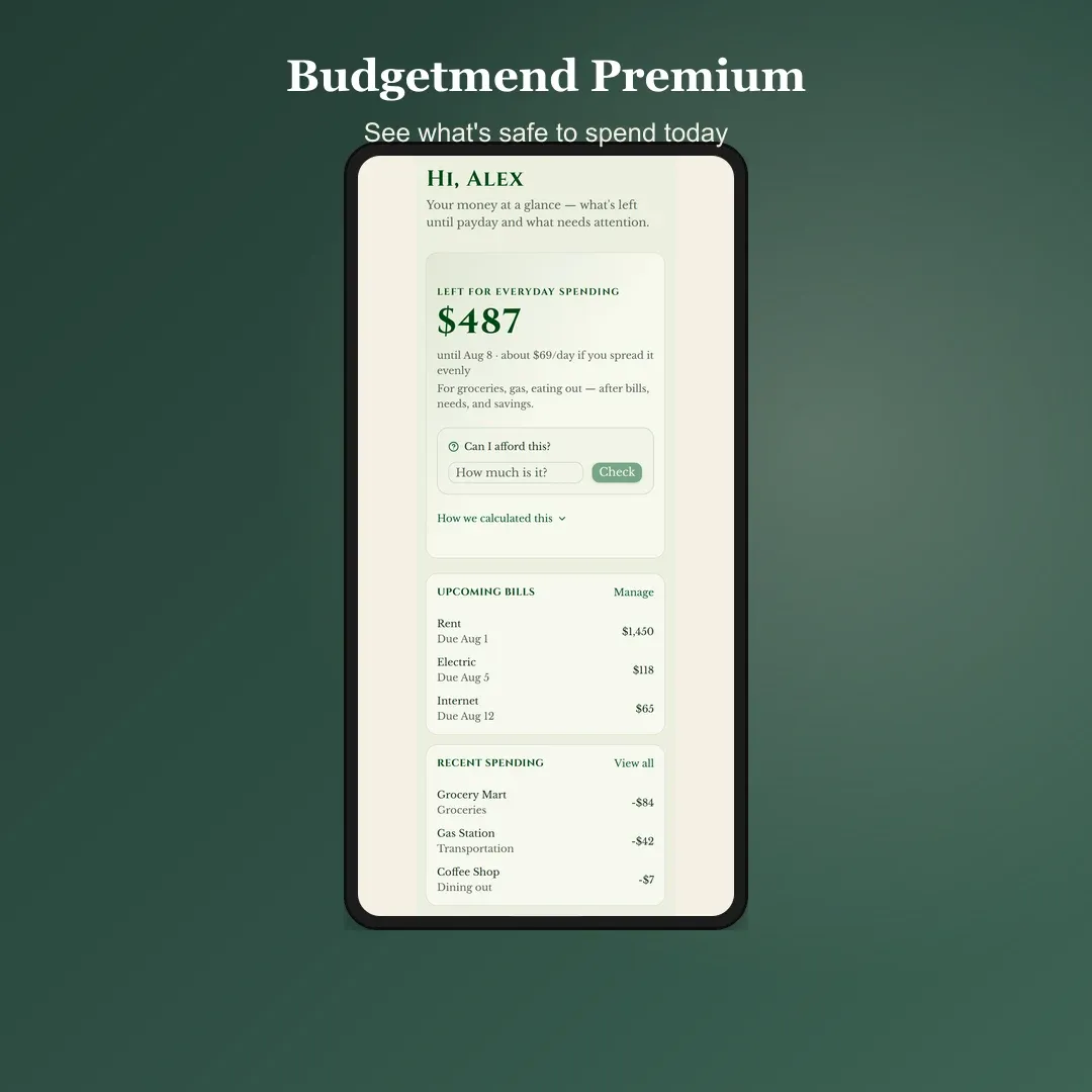 Budgetmend affiliate square banner for Instagram